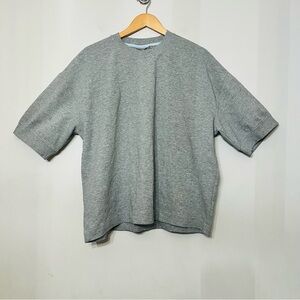 Amongst Others NYC Shirt Boxy Fit Minimalist Oversized Streetwear Gray XL